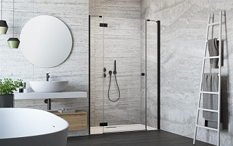 Душевая дверь RADAWAY Essenza DWJS 140 L 200х140см стекло прозрачное