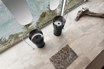 Раковина напольная Abber KRISTALL AT2701Onyx-H 45х45см