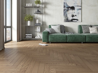 Паркет английская ёлка Eppe Parkett Alberga дуб Cashmere AL 1205-500 500х100х15мм 1кв.м
