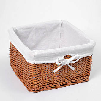 Корзина для белья WASSERKRAFT DINKEL WB-580-M плетёная 16,2л