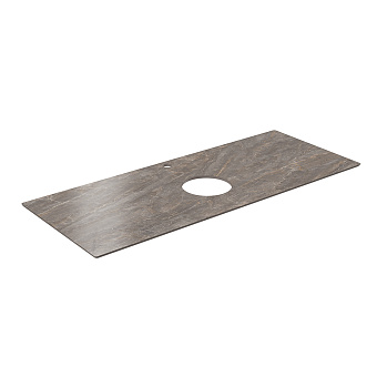 Столешница KERAMA MARAZZI Plaza PL1.VT280.120 Керамогранит 117х48см Парнас пепельный лаппатированный