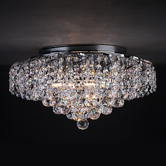 Люстра хрустальная Eurosvet Charm 16017/9 хром Strotskis 60Вт 9 лампочек E27