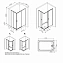 Угловое ограждение AM-PM X-Joy W94G-403-12090-BТ 190х118,4см стекло прозрачное