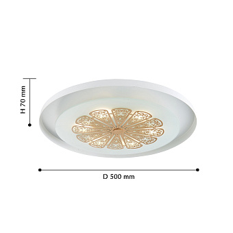 Светильник потолочный Favourite Incarnatio 2602-5C 24Вт LED