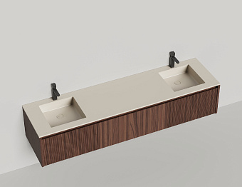 Тумба под раковину подвесная SALINI DOMINO 27D120DINF 200х50х40см