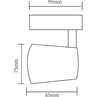 Трековый светильник Arte Lamp ATILLO A2315PL-1BK 15Вт LED COB прозрачный для однофазного трека