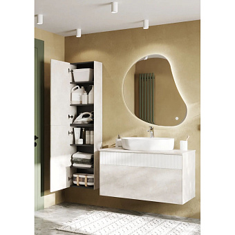 Тумба под раковину подвесная Акватон Марбл 1A276301MH4C0 46х100х53см