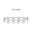 Люстра хрустальная Newport 4200 4210/C chrome 60Вт 10 лампочек E14