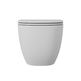 Унитаз подвесной D&K Matrix DT1396016 безободковый с микролифтом