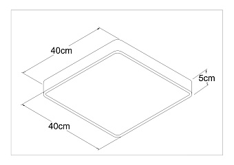 Светильник потолочный Arte Lamp SCENA A2663PL-1BK 55Вт LED