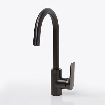 Смеситель для кухни WASSERKRAFT Wiese 8407 поворотный излив чёрный