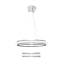 Светильник подвесной Eurosvet Imperio 90241/2 белый/ серебро Smart 87Вт LED
