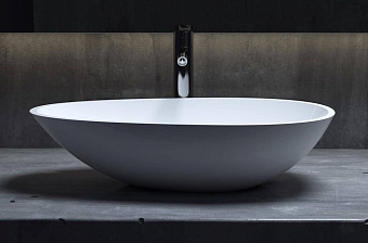 Раковина накладная SALINI CALLISTA 1101101GRF S-Sense глянцевая 58х34,5см