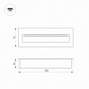 Светильник архитектурный Arlight LTD-Trail 029964 8Вт IP65 LED серый