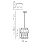 Светильник подвесной Lightstar Limpio 722040 40Вт G9