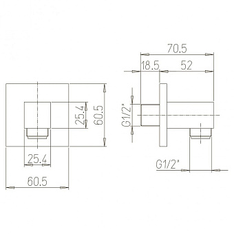 Шланговое подключение Paini 50YO503PQ чёрный