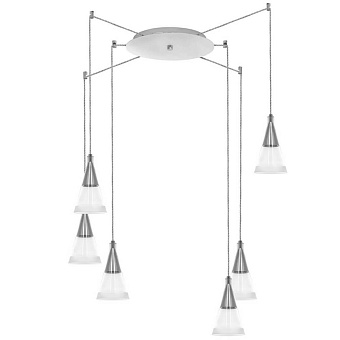 Люстра подвесная Lightstar Cone 757069 240Вт 6 лампочек GU10