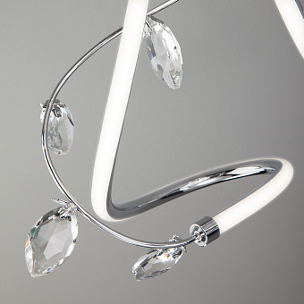 Светильник потолочный Eurosvet Irvine 90106/7 хром 97Вт LED