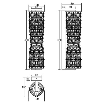 Светильник настенный Maytoni Coil MOD125WL-L6CH3K 6Вт LED