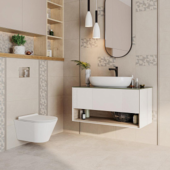 Бордюр KERAMA MARAZZI Авенида AZ\A005\11231R бежевый светлый 14,5х60см 0,696кв.м.