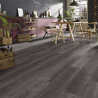 Ламинат KRONOTEX Exquisit Дуб Кашмир чёрный D6017 1380х193х8мм 32 класс 2,131кв.м