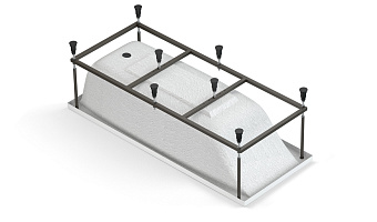 Каркас под ванную CERSANIT VIRGO K-RW-VIRGO*170n 163см