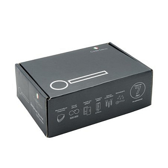 Дверная ручка нажимная Code Deco H-22106-A-CR/W белый/хром