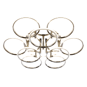 Светильник потолочный Eurosvet Impulse 90069/9 хром 94Вт LED