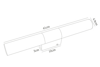 Светильник настенный Arte Lamp CALLISTO A2828AP-1AB 8Вт LED