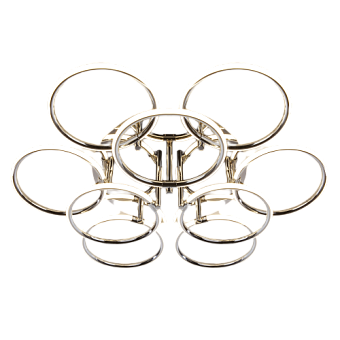 Светильник потолочный Eurosvet Impulse 90069/9 хром 94Вт LED