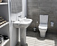 Унитаз напольный VITRA Zentrum 9824B003-7207 безободковый с микролифтом