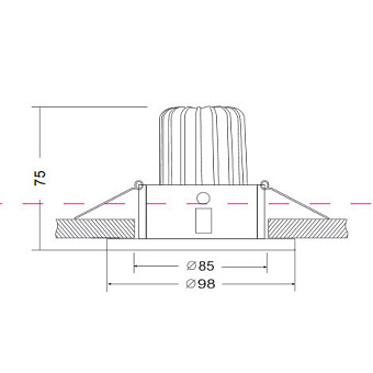 Светильник точечный встраиваемый Maytoni Yin DL031-2-L12W 10,2Вт LED