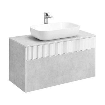 Тумба под раковину подвесная Акватон Марбл 1A276301MH4C0 46х100х53см