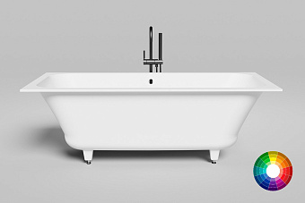 Ванна каменная SALINI ORLANDA 103213GRH 170х75см встраиваемая