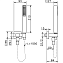 Душевой комплект Cisal Shower DS01828021 хром