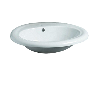 Раковина встраиваемая сверху SIMAS Top E Lavabi D'Arredo S51 bi*1 63х56см