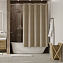 Шторка для ванной WASSERKRAFT Isen 200х200см бежевый