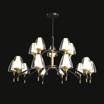 Люстра потолочная ImperiumLOFT Nansy 219408-23 150Вт 15 лампочек LED