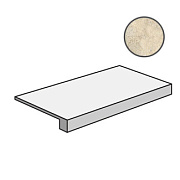 Плитка для ступеней Atlas Concord Италия Aix A0SZ Blanc Scalino 37,5х75см 0,281кв.м. неполированная