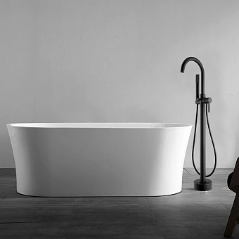 Смеситель для ванны Abber Wasser Kreis AF8116B чёрный матовый