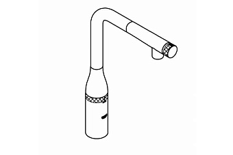 Смеситель для кухни GROHE Essence 31615000 выдвижной излив хром