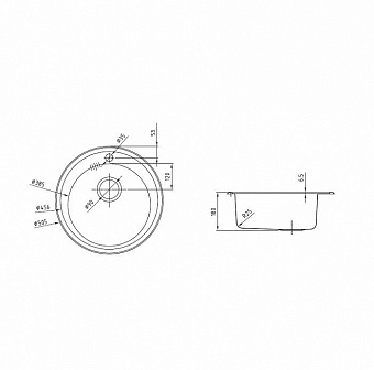 Мойка кухонная IDDIS Suno SUN50S0i77K 50,5х50,5см сатин