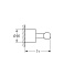 Крючок GROHE Atrio New 40312003 хром