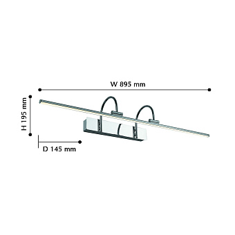 Подсветка для картин Favourite Strenuus 2431-3W 18Вт LED