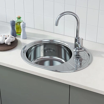 Мойка кухонная IDDIS Suno SUN60PLi77 60х47см сталь