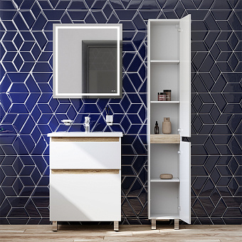 Тумба под раковину напольная AM-PM X-Joy M85AFSX0652WG 44,5х62,5х81см