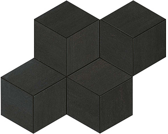Керамическая мозаика Atlas Concord Италия MEK AMKI Dark Mosaico Esagono 30х35см 0,42кв.м.