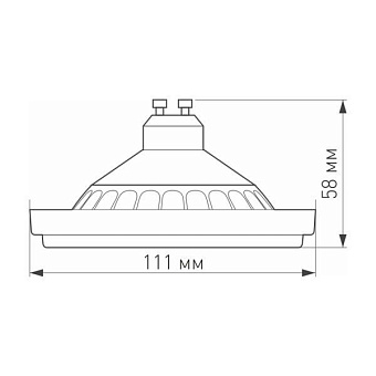Светодиодная лампа Arlight 025624 GU10 12Вт 4000К