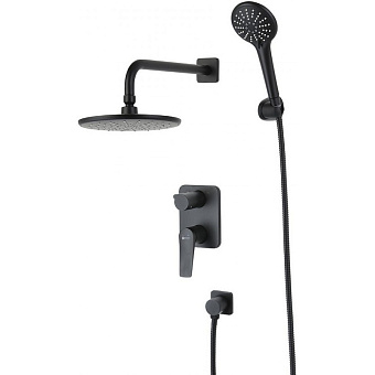 Душевая система LEMARK Bronx LM3729BL чёрный