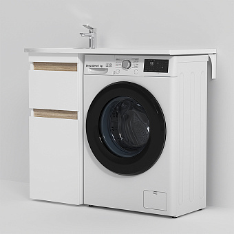 Раковина над стиральной машиной AM-PM X-Joy M85AWPL1001WG 100х50см